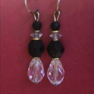Allen Owen crystal earrings